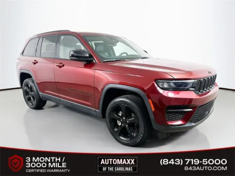 Red 2022 Jeep Grand Cherokee Altitude for sale in Summerville, SC
