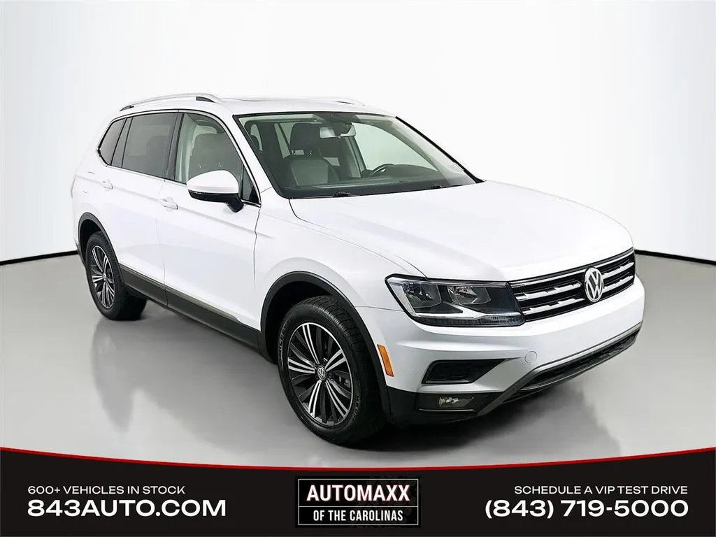 White 2018 Volkswagen Tiguan 2.0T SEL for sale in Summerville, SC