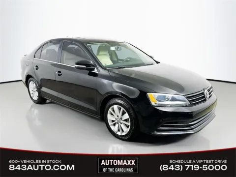 Black 2015 Volkswagen Jetta 1.8T SE for sale in Summerville, SC