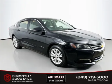 Black 2019 Chevrolet Impala LT for sale in Summerville, SC