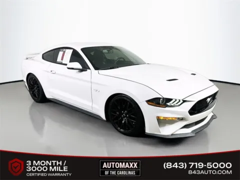 White 2019 Ford Mustang GT Premium for sale in Summerville, SC