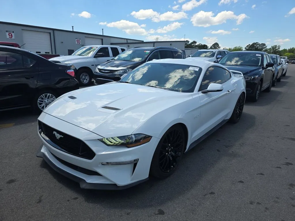 White 2019 Ford Mustang GT Premium for sale in Summerville, SC