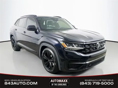 Black 2022 Volkswagen Atlas Cross Sport 3.6L V6 SEL R-Line for sale in Summerville, SC