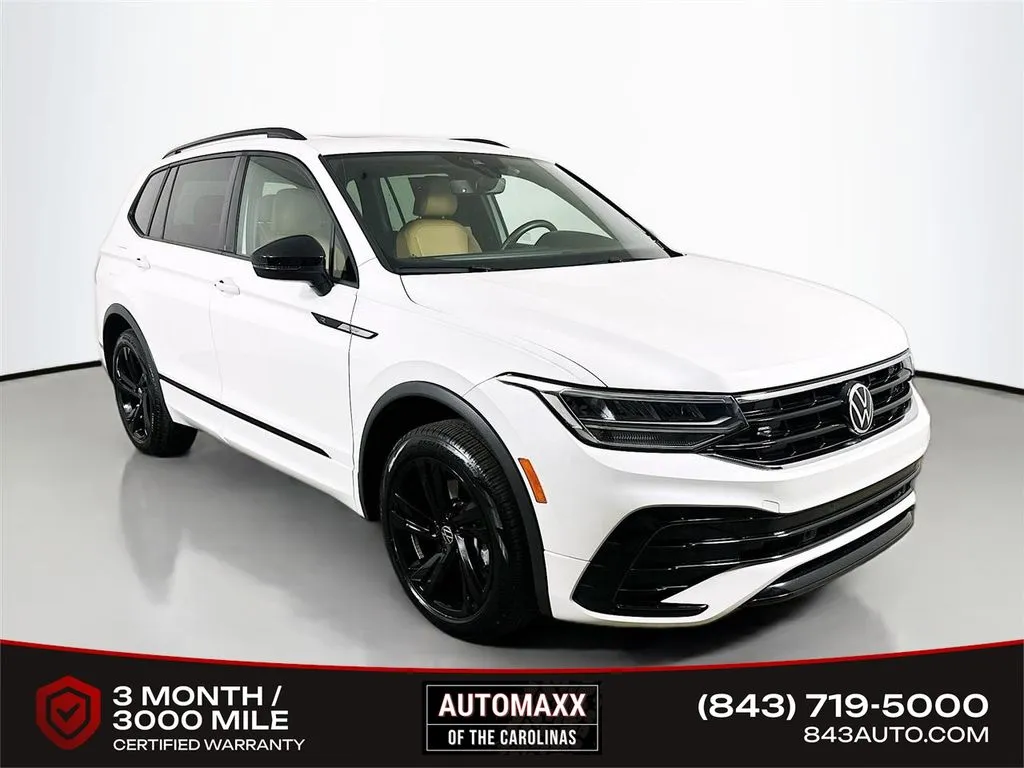 White 2024 Volkswagen Tiguan 2.0T SE R-Line Black for sale in Summerville, SC