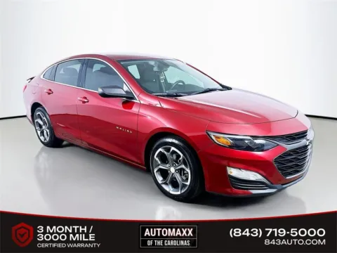 Red 2019 Chevrolet Malibu RS for sale in Summerville, SC