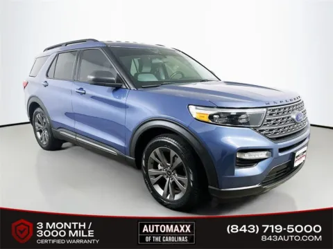 Blue 2021 Ford Explorer XLT for sale in Summerville, SC