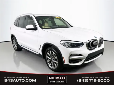 White 2019 BMW X3 xDrive30i for sale in Summerville, SC