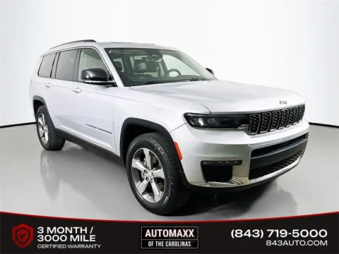 Silver 2021 Jeep Grand Cherokee L Limited for sale in Summerville, SC