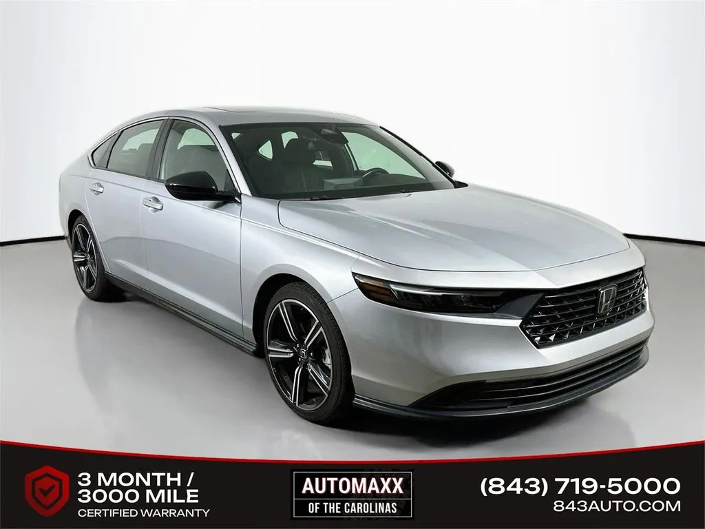 Silver 2024 Honda Accord Hybrid Sport for sale in Summerville, SC