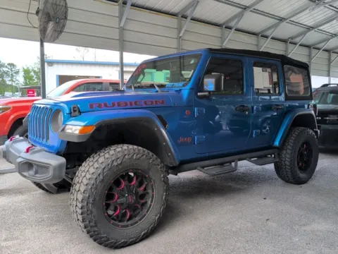 Blue 2021 Jeep Wrangler Unlimited Rubicon for sale in Summerville, SC