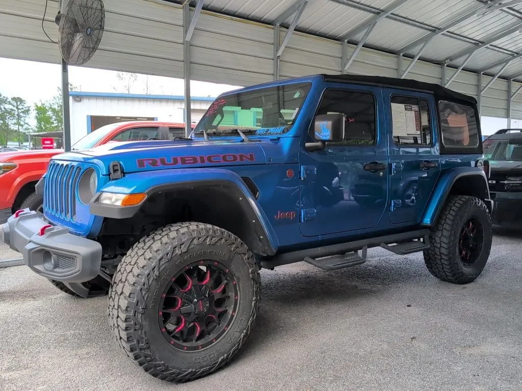 Blue 2021 Jeep Wrangler Unlimited Rubicon for sale in Summerville, SC
