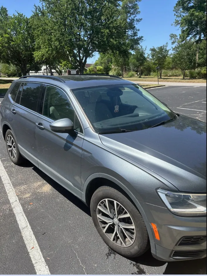 Gray 2021 Volkswagen Tiguan 2.0T SE for sale in Summerville, SC