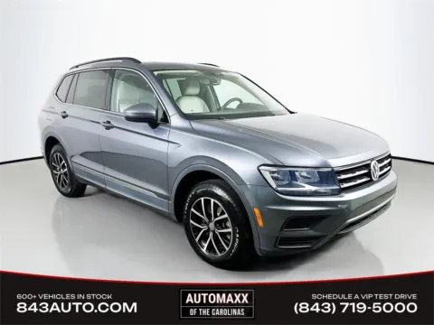 Gray 2021 Volkswagen Tiguan 2.0T SE for sale in Summerville, SC