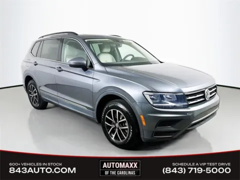 Gray 2021 Volkswagen Tiguan 2.0T SE for sale in Summerville, SC