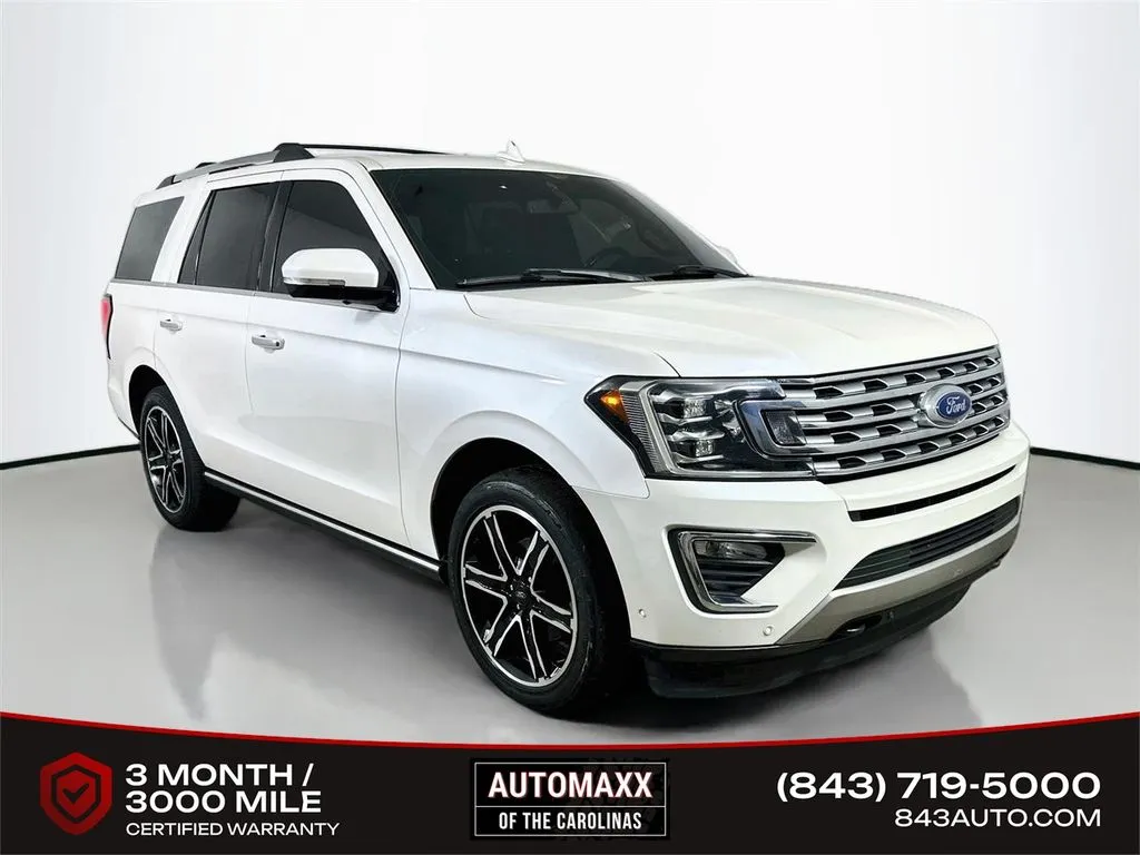 White 2019 Ford Expedition Limited for sale in Summerville, SC