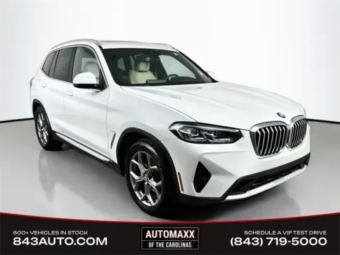 White 2022 BMW X3 sDrive30i for sale in Summerville, SC