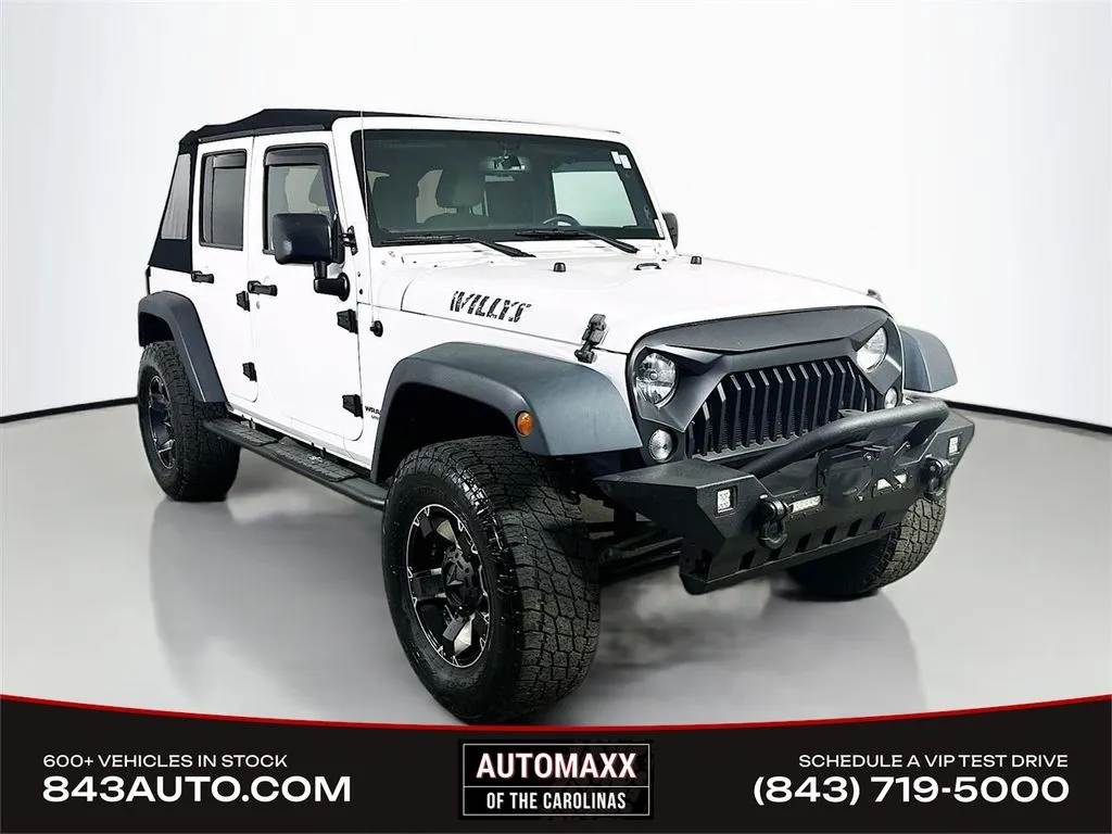White 2016 Jeep Wrangler Unlimited Willys for sale in Summerville, SC