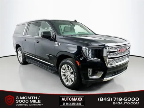 Black 2021 GMC Yukon XL SLT for sale in Summerville, SC