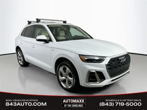 White 2023 Audi Q5 45 S line Premium for sale in Summerville, SC