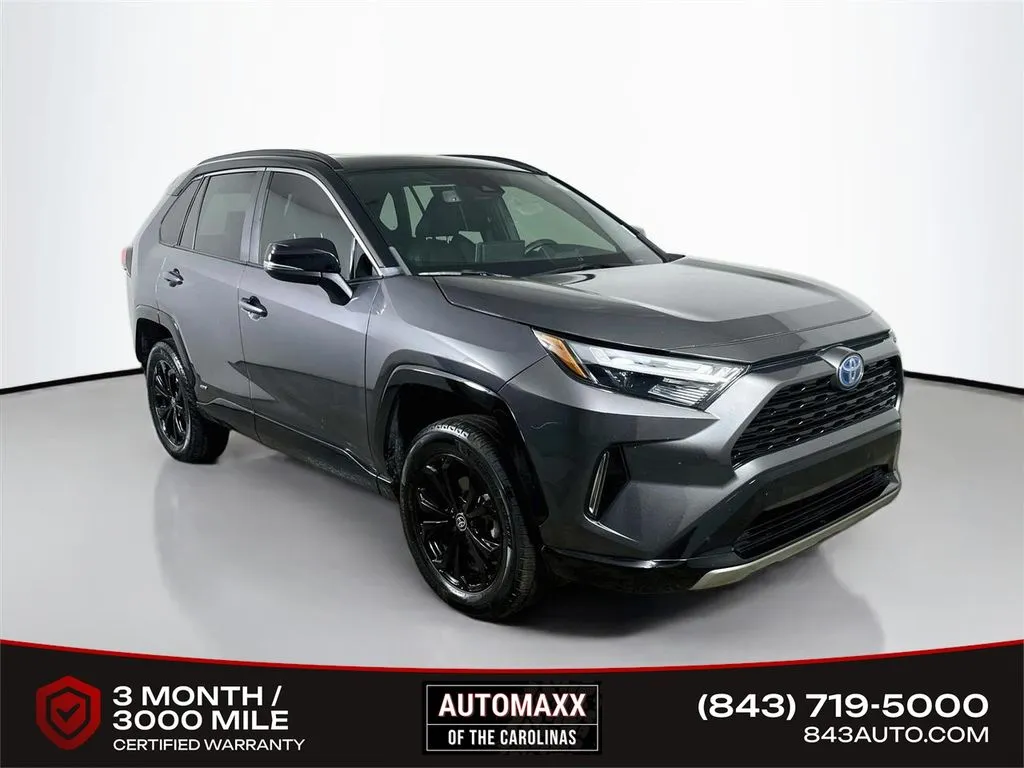 Black 2022 Toyota RAV4 Hybrid XSE for sale in Summerville, SC