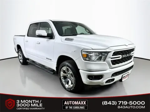 White 2022 Ram 1500 Big Horn/Lone Star for sale in Summerville, SC