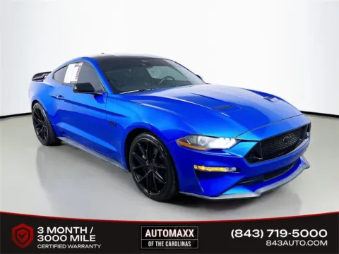 Blue 2021 Ford Mustang GT Premium for sale in Summerville, SC