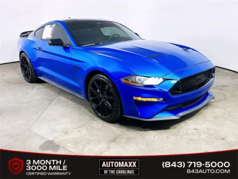 Blue 2021 Ford Mustang GT Premium for sale in Summerville, SC