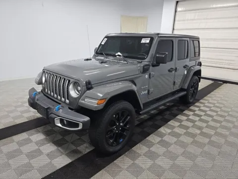 Gray 2023 Jeep Wrangler Sahara 4xe for sale in Summerville, SC