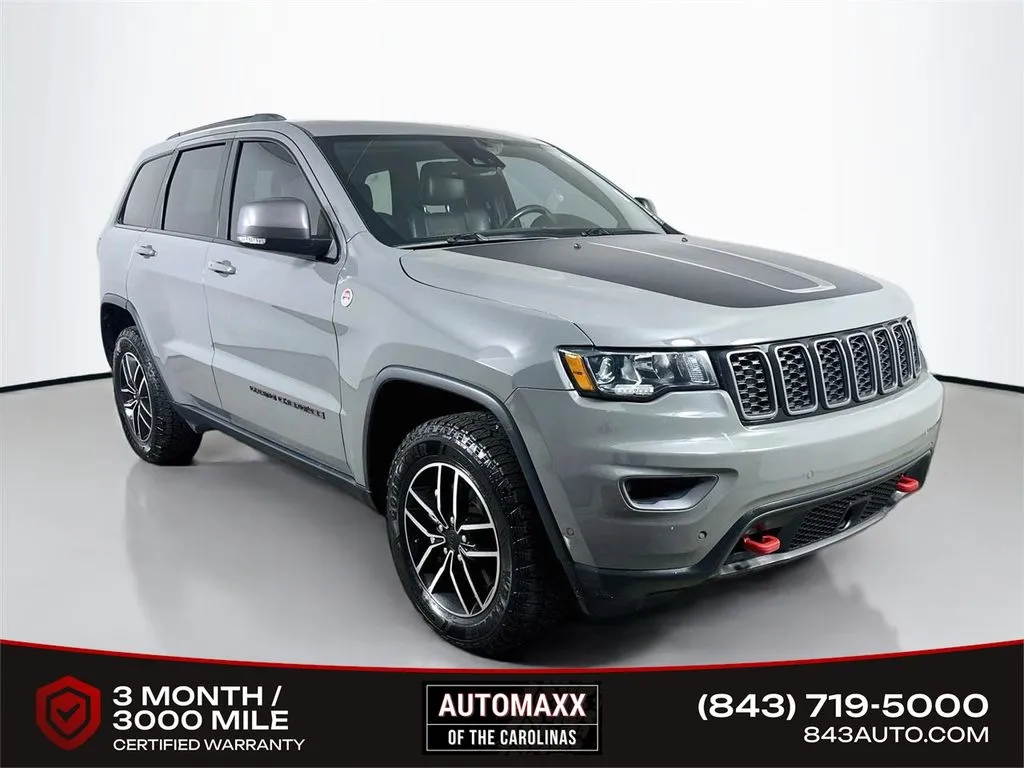 Gray 2021 Jeep Grand Cherokee Trailhawk for sale in Summerville, SC