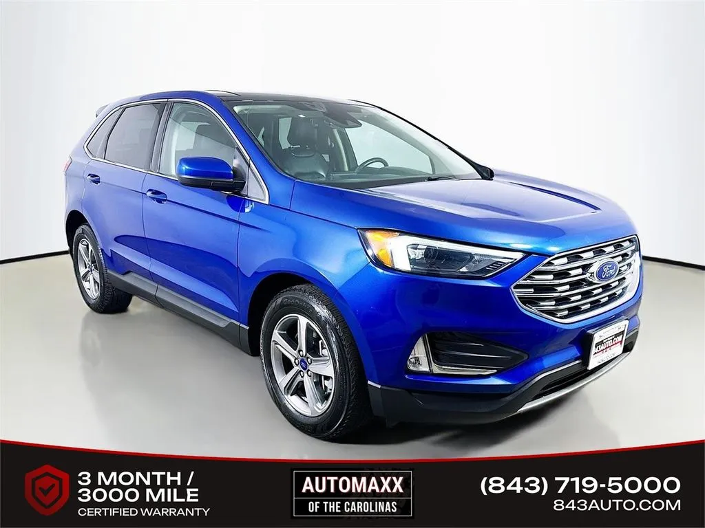 Blue 2022 Ford Edge SEL for sale in Summerville, SC
