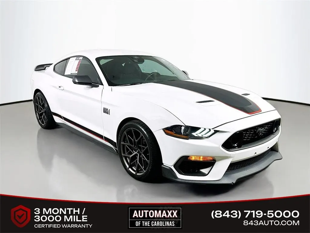 White 2022 Ford Mustang Mach 1 for sale in Summerville, SC