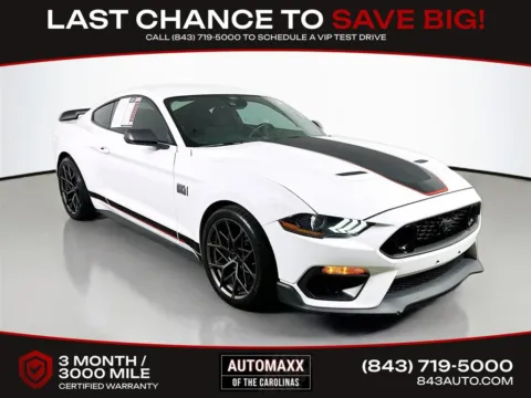 White 2022 Ford Mustang Mach 1 for sale in Summerville, SC