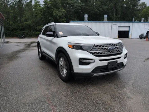 White 2023 Ford Explorer Limited for sale in Summerville, SC