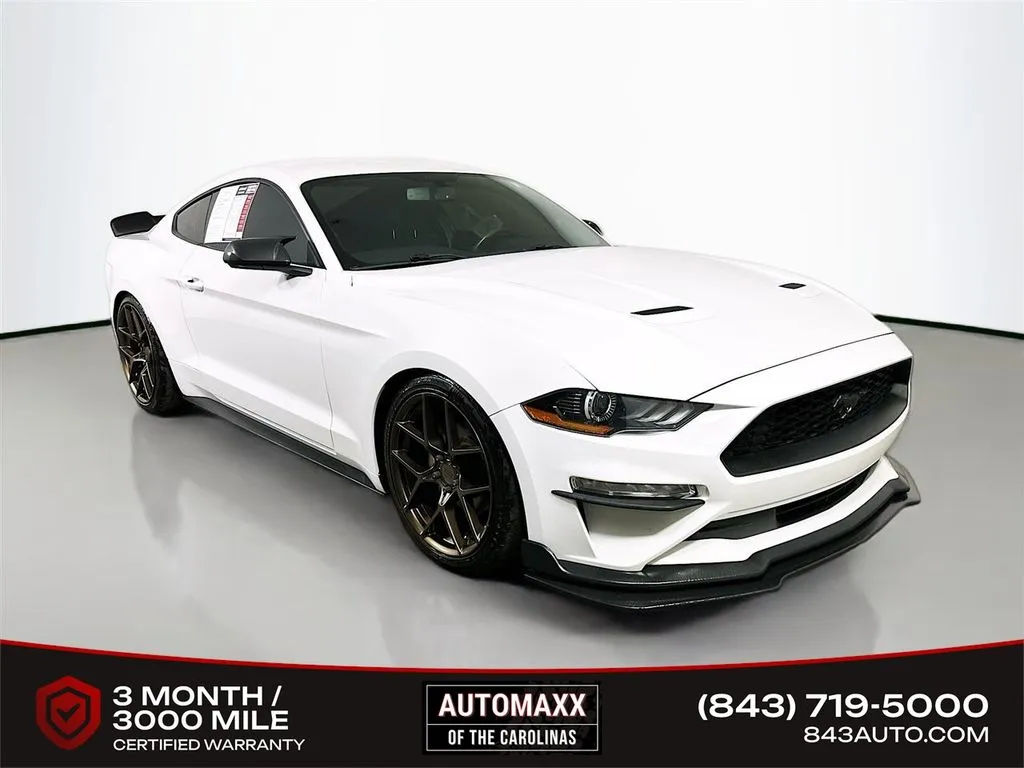 White 2020 Ford Mustang EcoBoost for sale in Summerville, SC