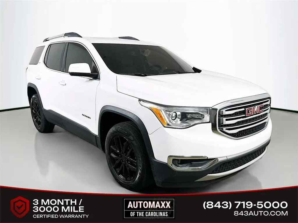White 2019 GMC Acadia SLT-1 for sale in Summerville, SC