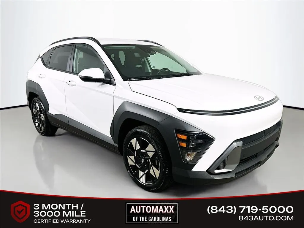 White 2025 Hyundai Kona SEL for sale in Summerville, SC