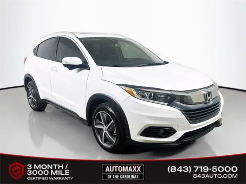 White 2021 Honda HR-V EX-L for sale in Summerville, SC