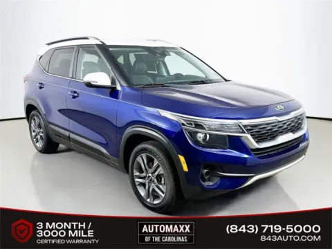 Blue 2021 Kia Seltos S for sale in Summerville, SC