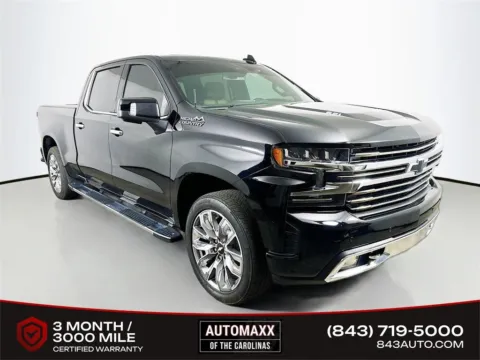 Black 2021 Chevrolet Silverado 1500 High Country for sale in Summerville, SC
