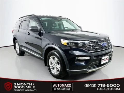 Black 2022 Ford Explorer XLT for sale in Summerville, SC