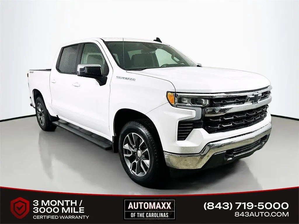 White 2024 Chevrolet Silverado 1500 LT for sale in Summerville, SC
