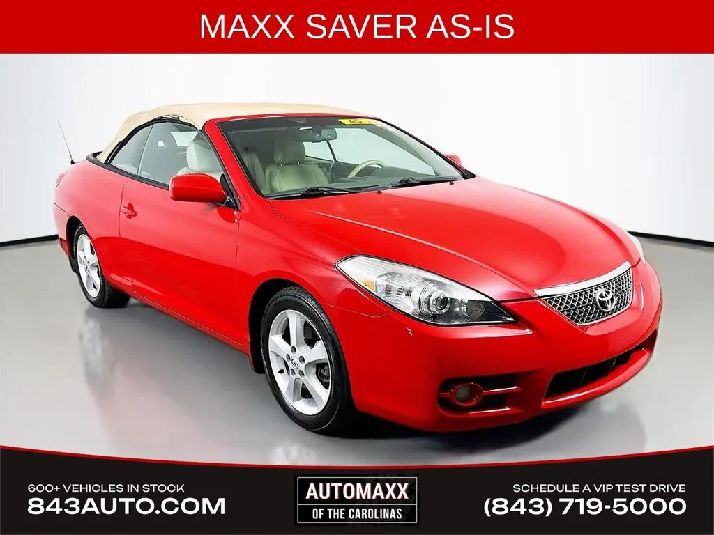 Red 2007 Toyota Camry Solara SE for sale in Summerville, SC