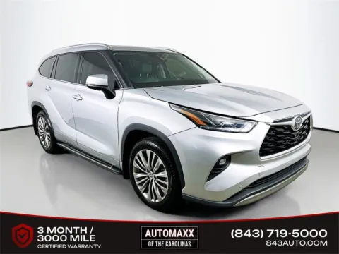 Silver 2020 Toyota Highlander Platinum for sale in Summerville, SC