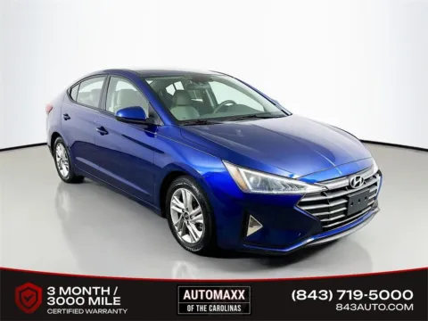 Blue 2020 Hyundai Elantra SEL for sale in Summerville, SC
