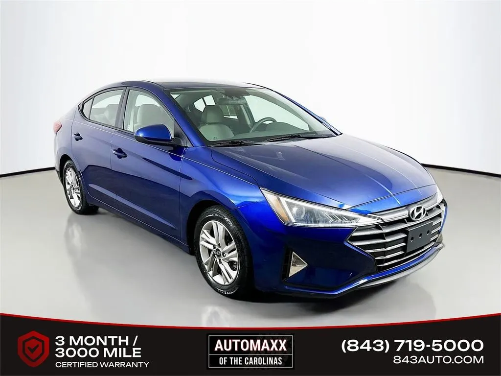 Blue 2020 Hyundai Elantra SEL for sale in Summerville, SC