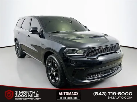 Black 2022 Dodge Durango R/T Plus for sale in Summerville, SC