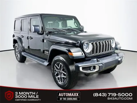 Black 2024 Jeep Wrangler Sahara for sale in Summerville, SC