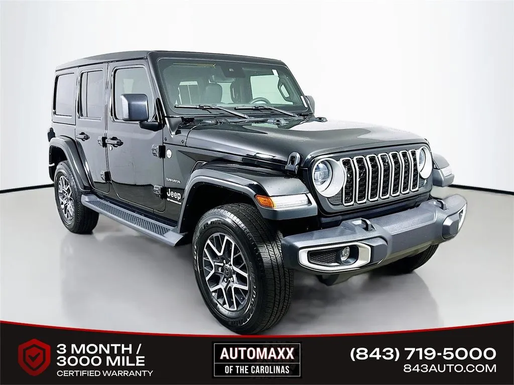Black 2024 Jeep Wrangler Sahara for sale in Summerville, SC
