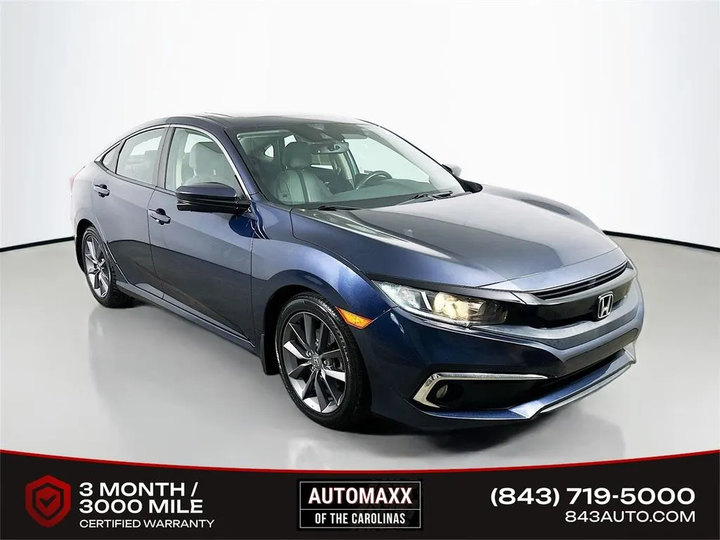 Gray 2019 Honda Civic EX-L for sale in Summerville, SC