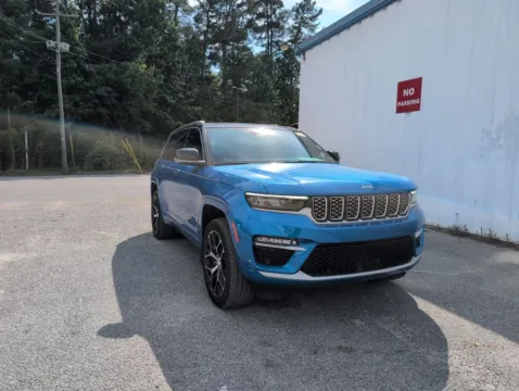 Blue 2022 Jeep Grand Cherokee Summit Reserve 4xe for sale in Summerville, SC